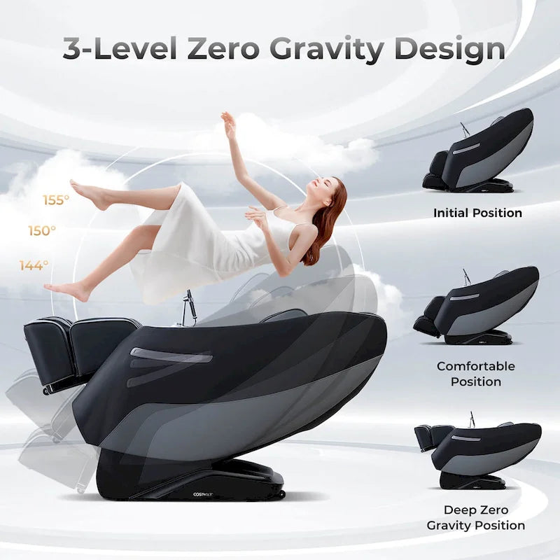 Zero Gravity SL Track Full Body Massage Chair with Waist Heating
