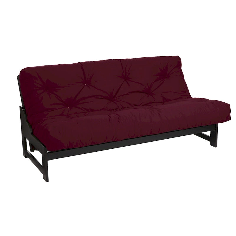 5"-Futonmatratze in Queensize mit Knopfheftung