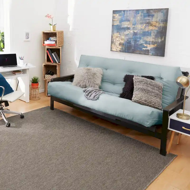 5"-Futonmatratze in Queensize mit Knopfheftung
