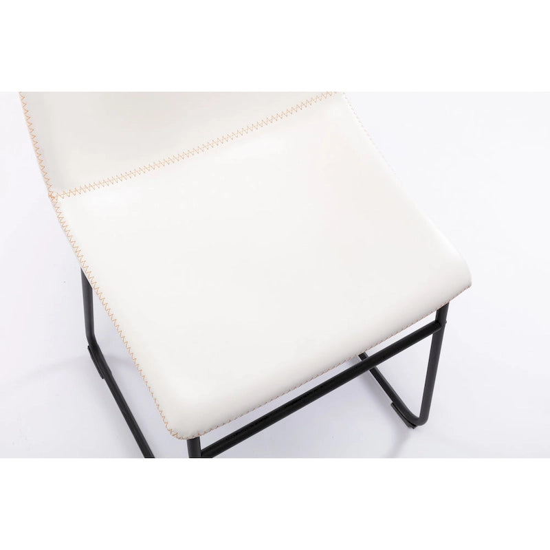 Faux Leather Bar Stool (Set of 2)