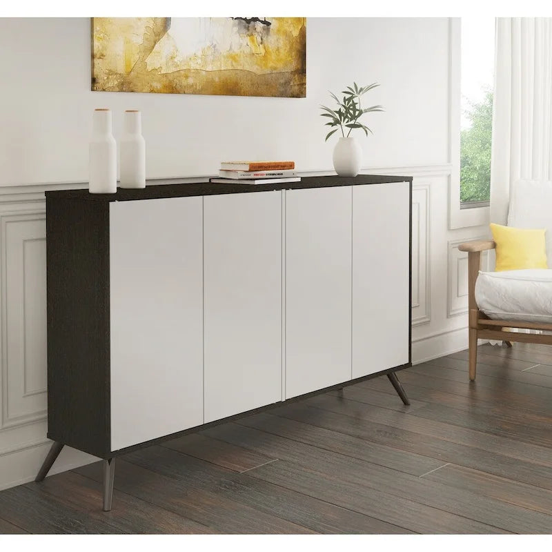60-Inch Compact Storage Unit with 4 Adjustable Shelves