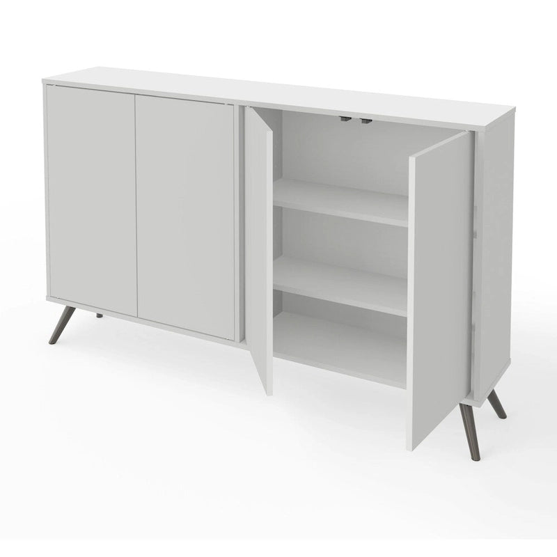 60-Inch Compact Storage Unit with 4 Adjustable Shelves