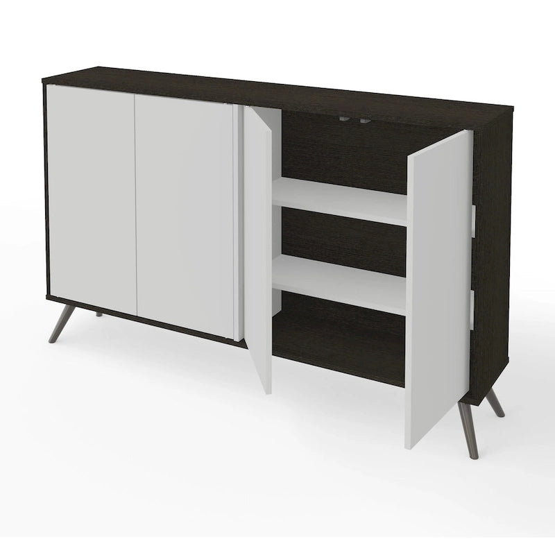 60-Inch Compact Storage Unit with 4 Adjustable Shelves