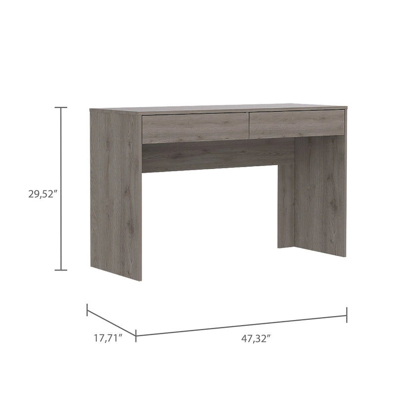 FM Furniture Tampa 2-Drawer Computer Desk with 2 Handleless Drawers