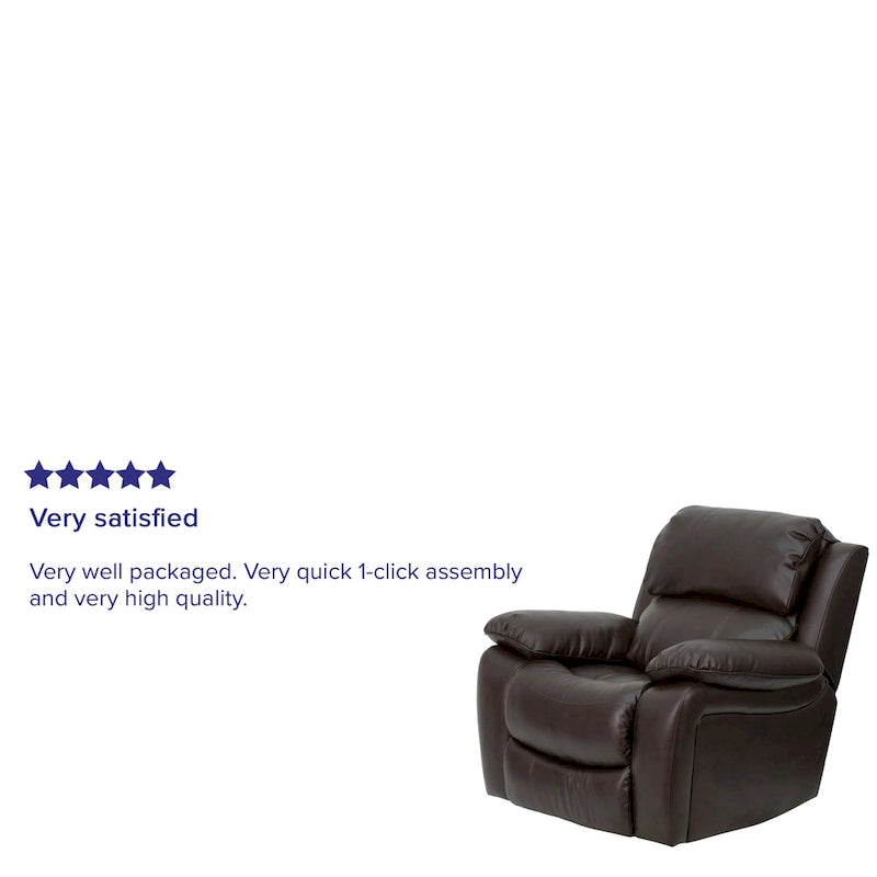 LeatherSoft Rocker Recliner