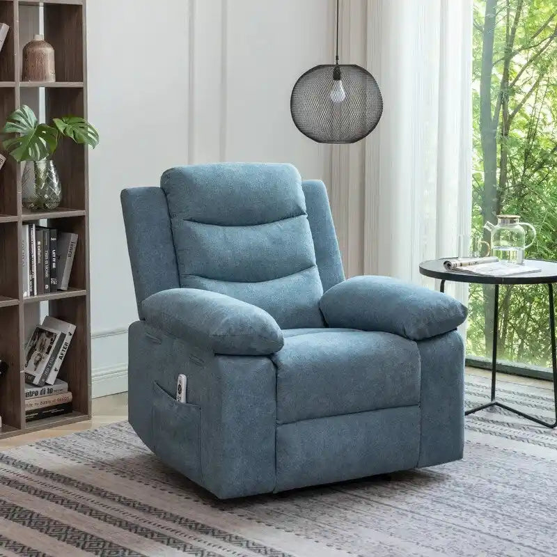 Power Recliner with Adjustable Massage and Heating System