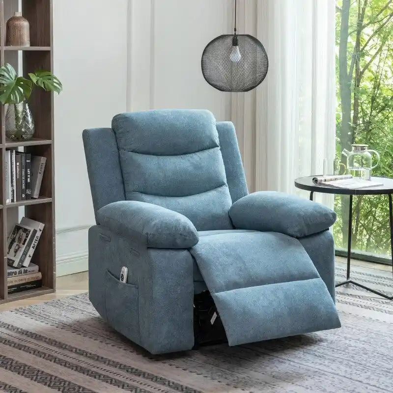 Power Recliner with Adjustable Massage and Heating System