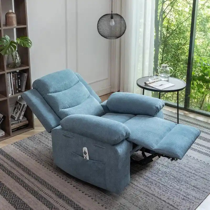 Power Recliner with Adjustable Massage and Heating System