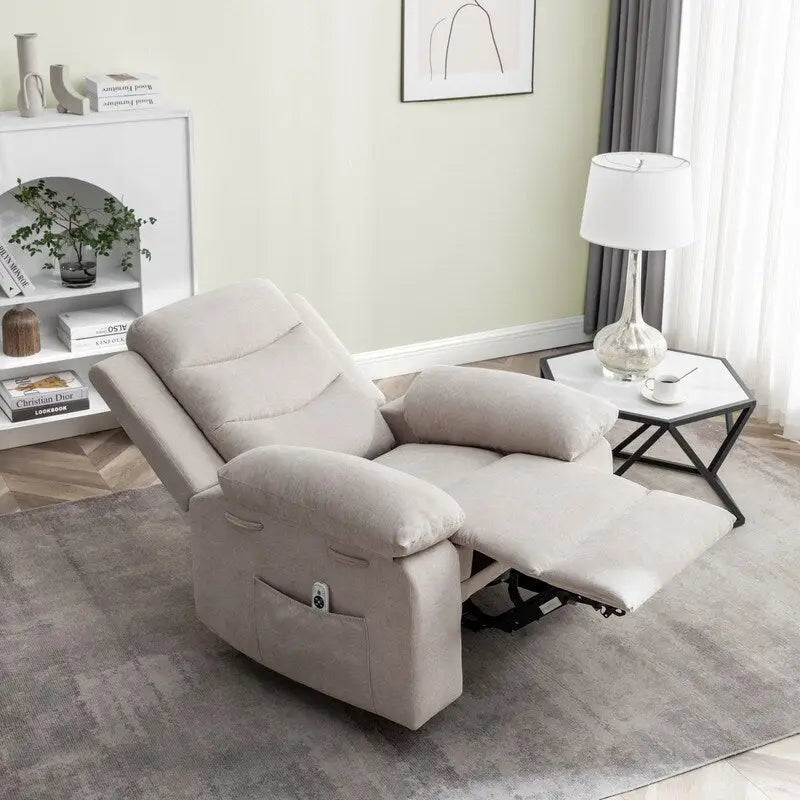 Power Recliner with Adjustable Massage and Heating System