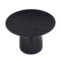 Round Dining Table Modern Wood Kitchen Table